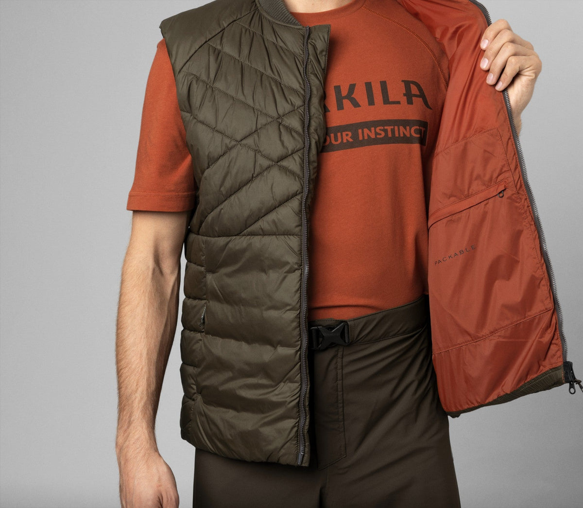 Logmar Isolert Pakkbar Vest Willow Green – Härkila