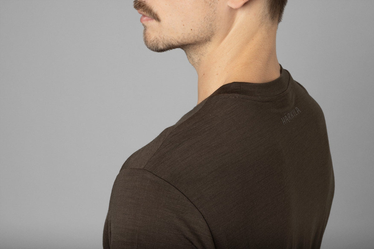 Base All Season S/S T-skjorte - Shadow Brown – Härkila