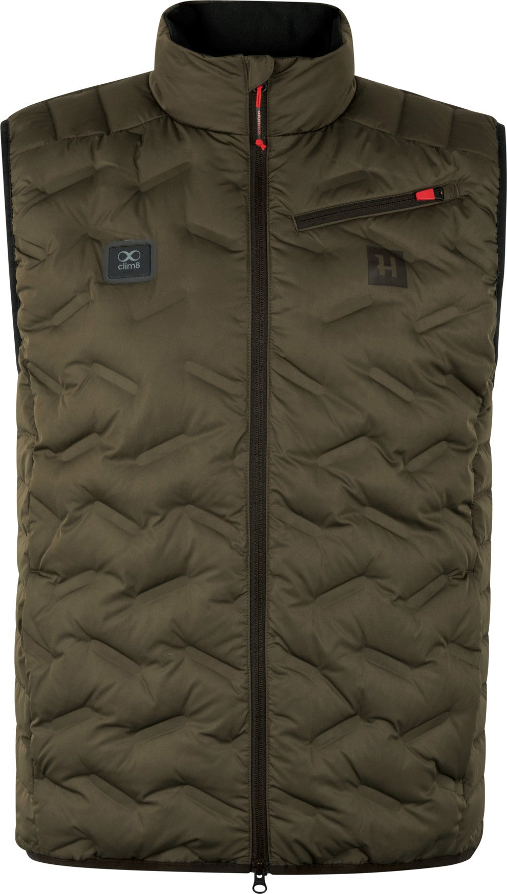 Clim8 vattert vest Willow Green – Härkila