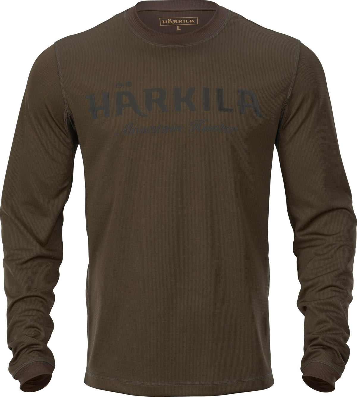 Mountain Hunter L/S T-skjorte Hunting Green/Shadow Brown – Härkila