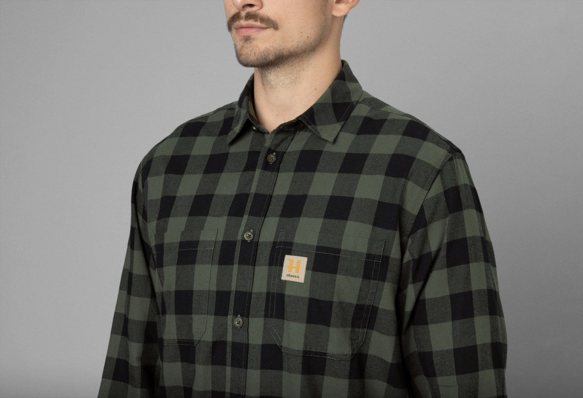 Skandinavisk L/S-Skjorte Green Check – Härkila