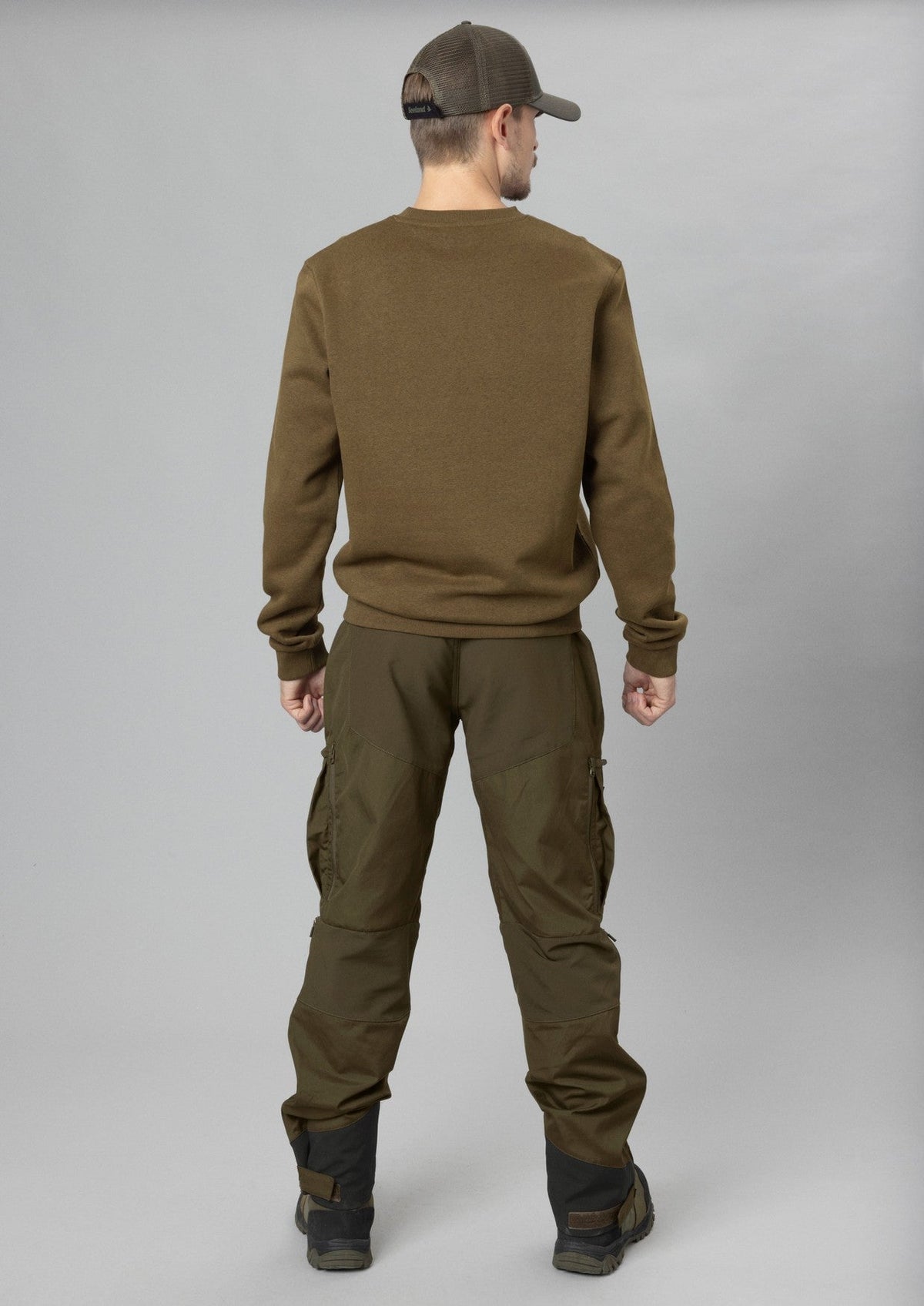 Pulse Genser Dark Olive Melange – Seeland