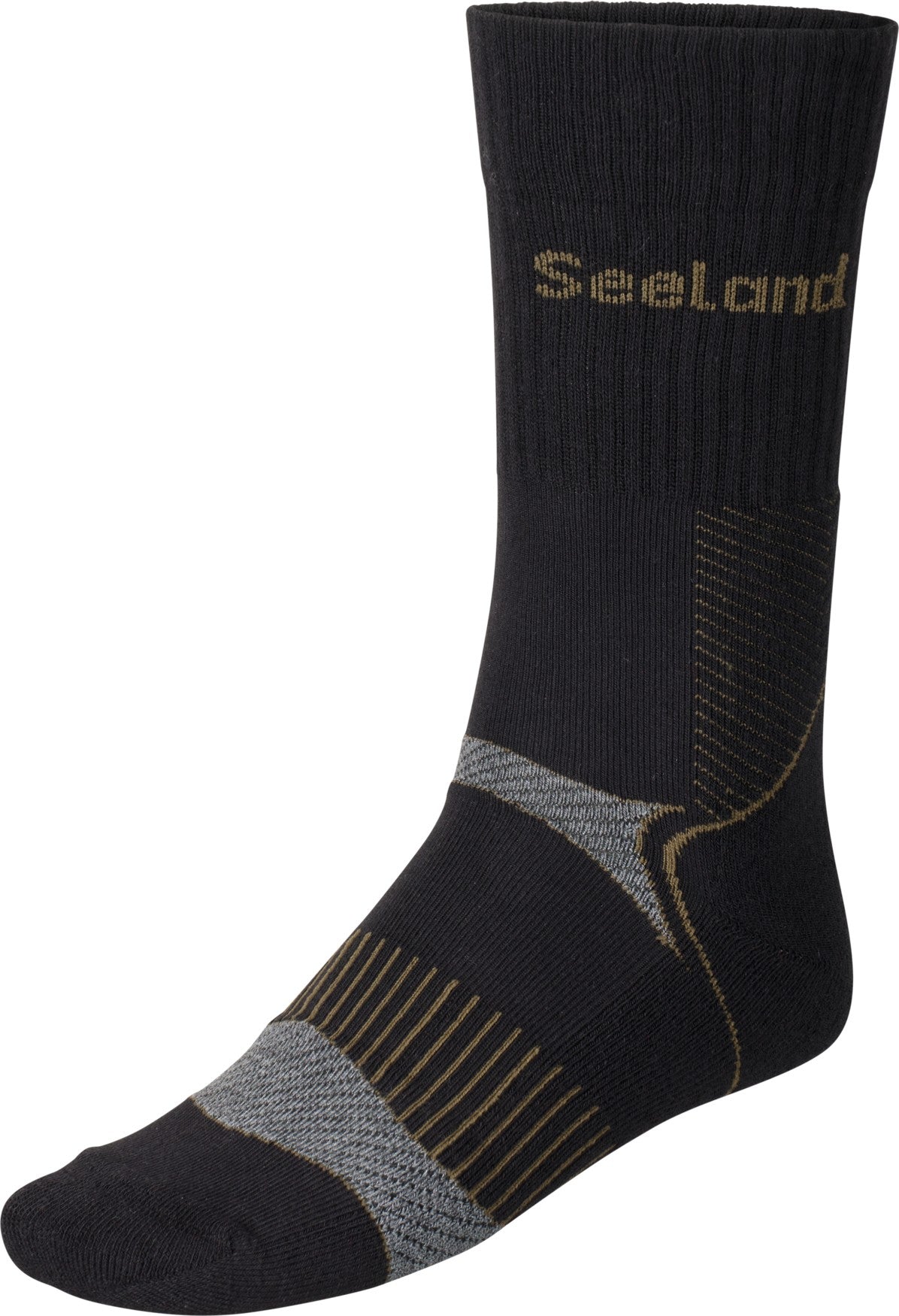 Field Coolmax-Sokker - 2Pack Black/Dark Grey – Seeland