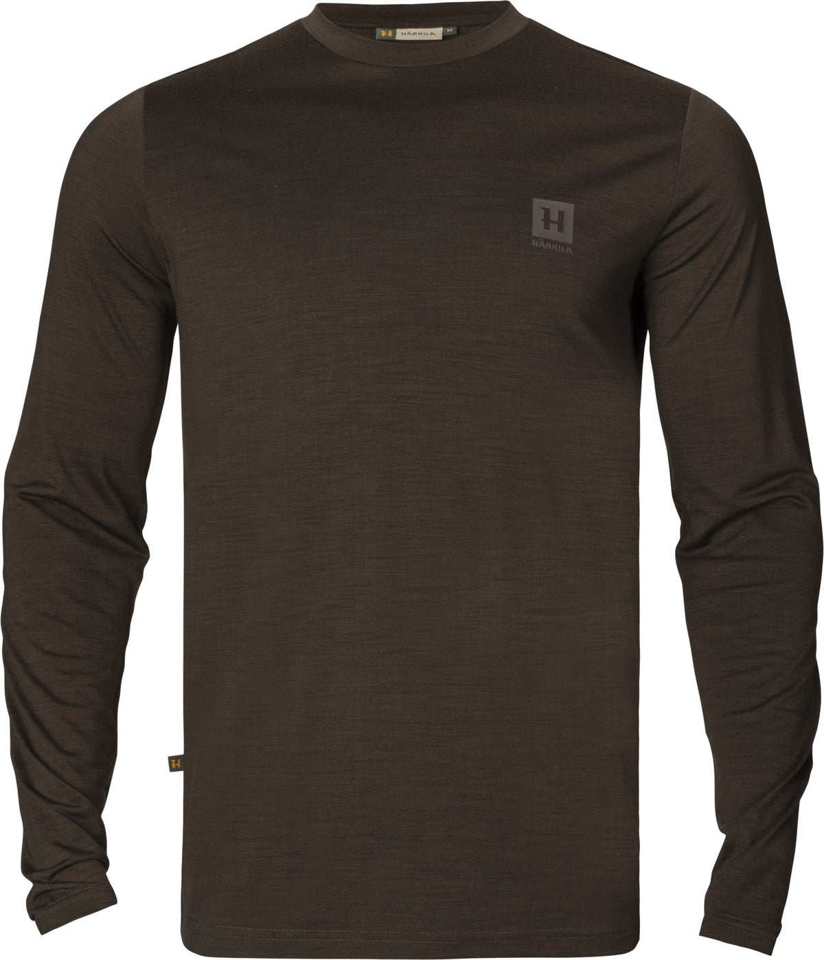 Base All Season L/S T-skjorte - Shadow Brown – Härkila