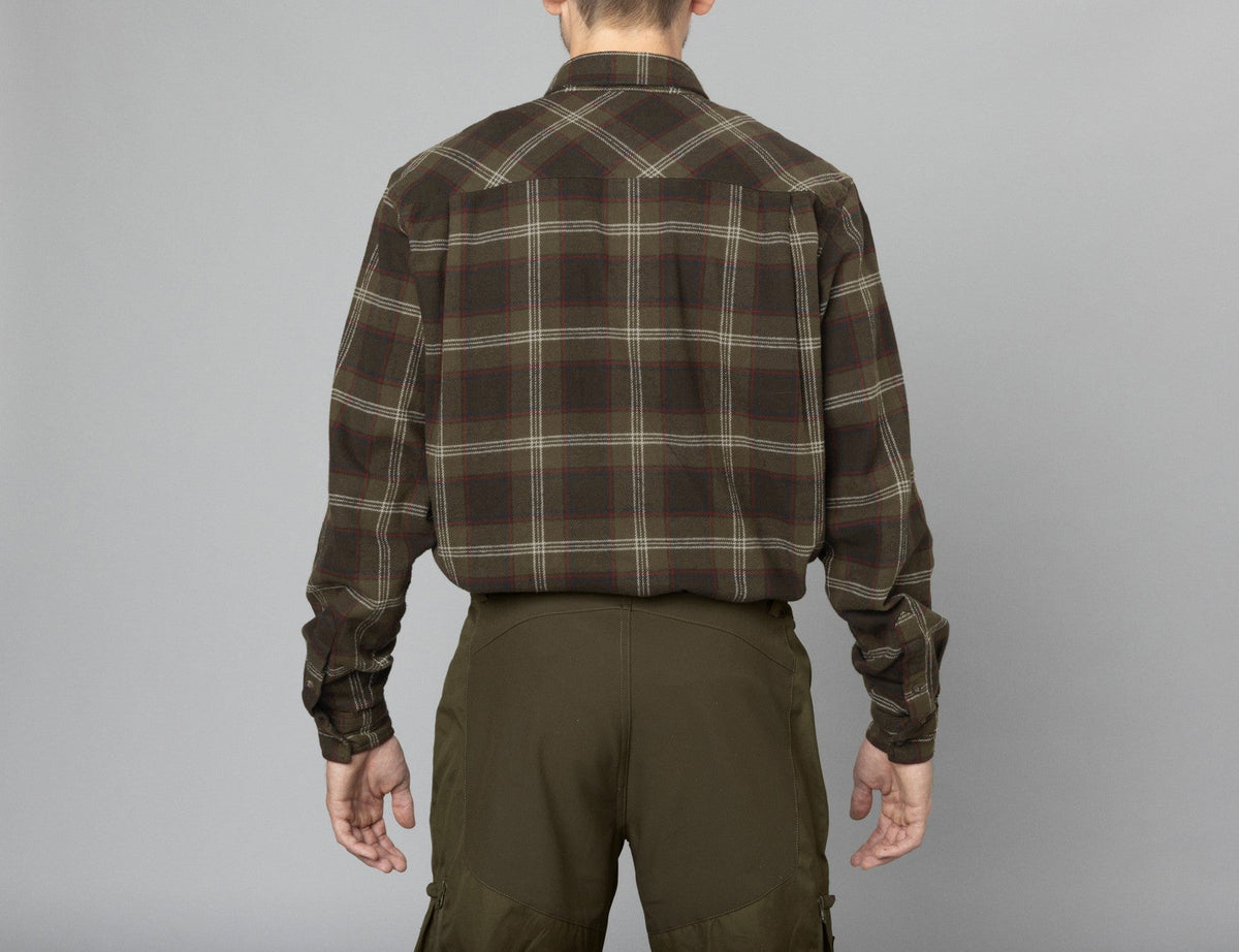 Glen Flanellskjorte - Pine Green Check – Seeland