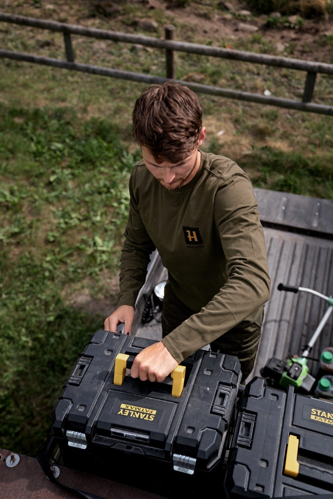 Gorm L/S T-Skjorte Willow Green – Härkila