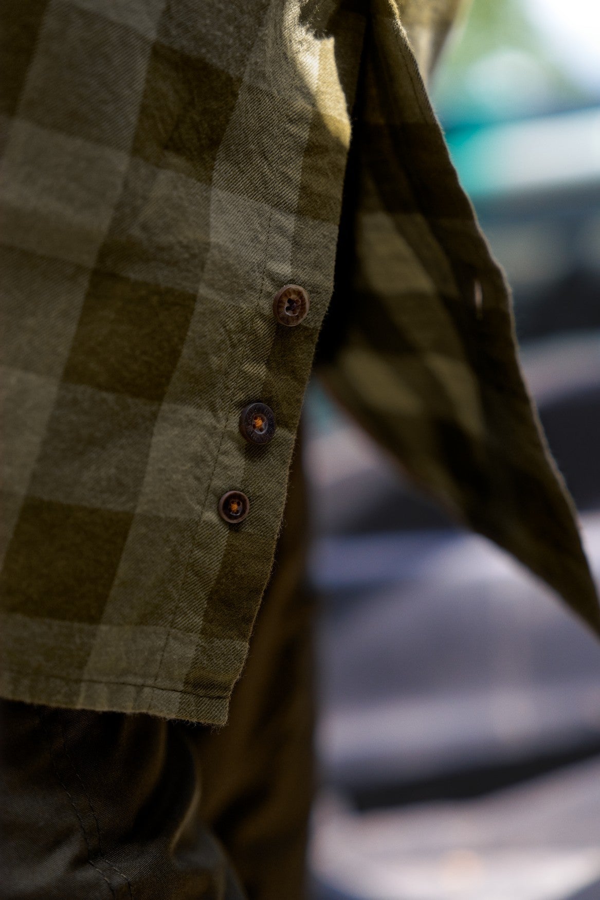 Skandinavisk L/S-Skjorte – Dark Olive Check – Härkila