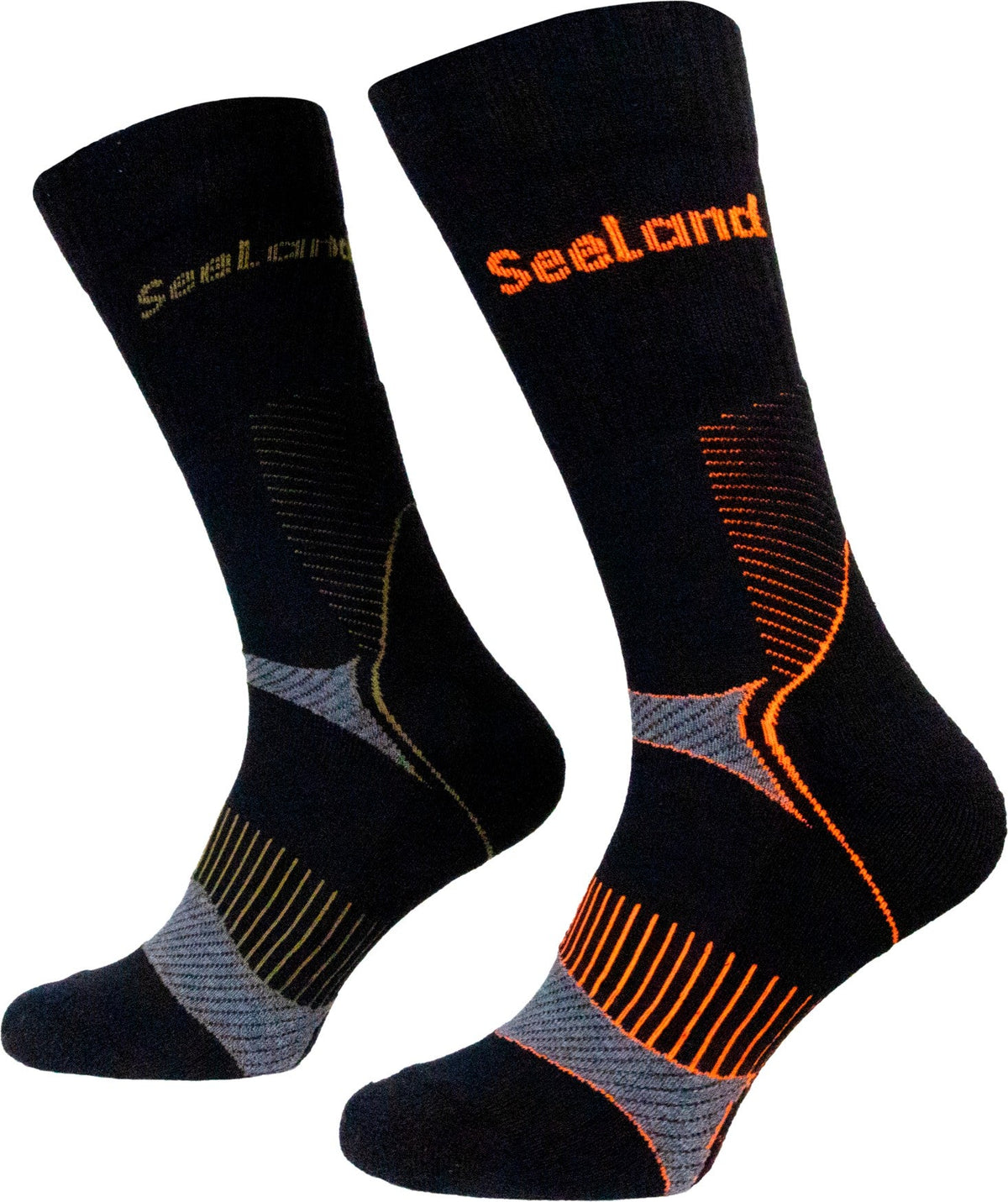 Field Coolmax-Sokker - 2Pack Black/Dark Grey – Seeland