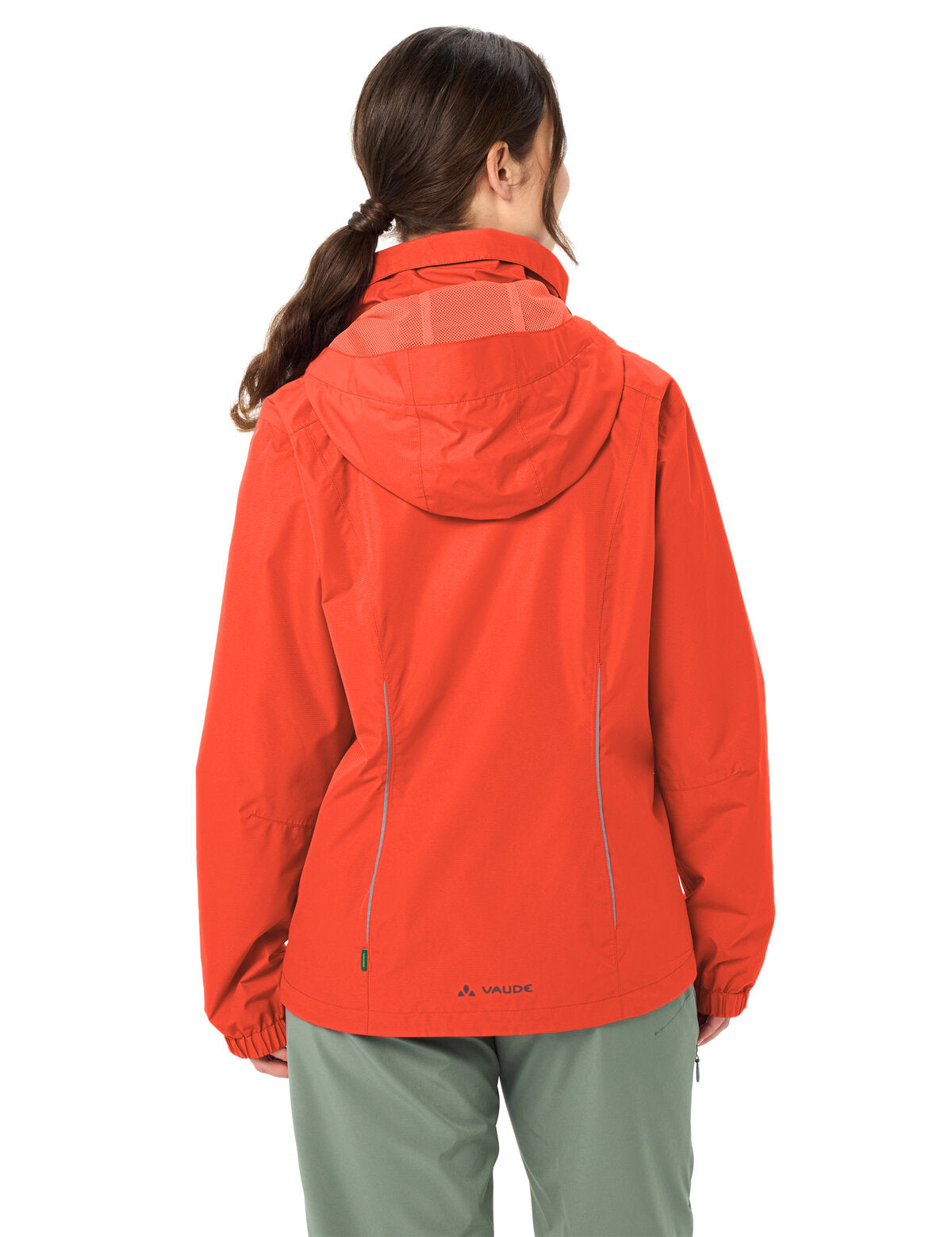 Dame Escape Bike Light Jakke Glowing Red – Vaude