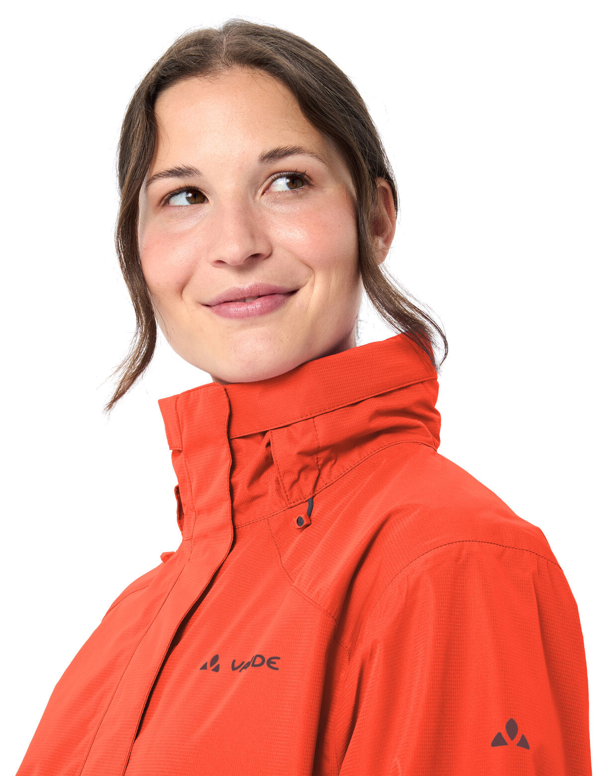 Dame Escape Bike Light Jakke Glowing Red – Vaude