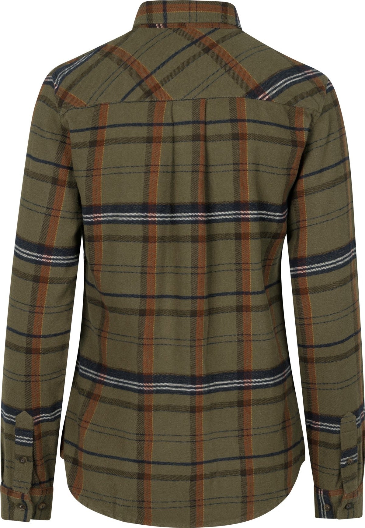 Skye Flannel Skjorte Til Kvinner - Grape Leaf/Terracotta Check – Seeland