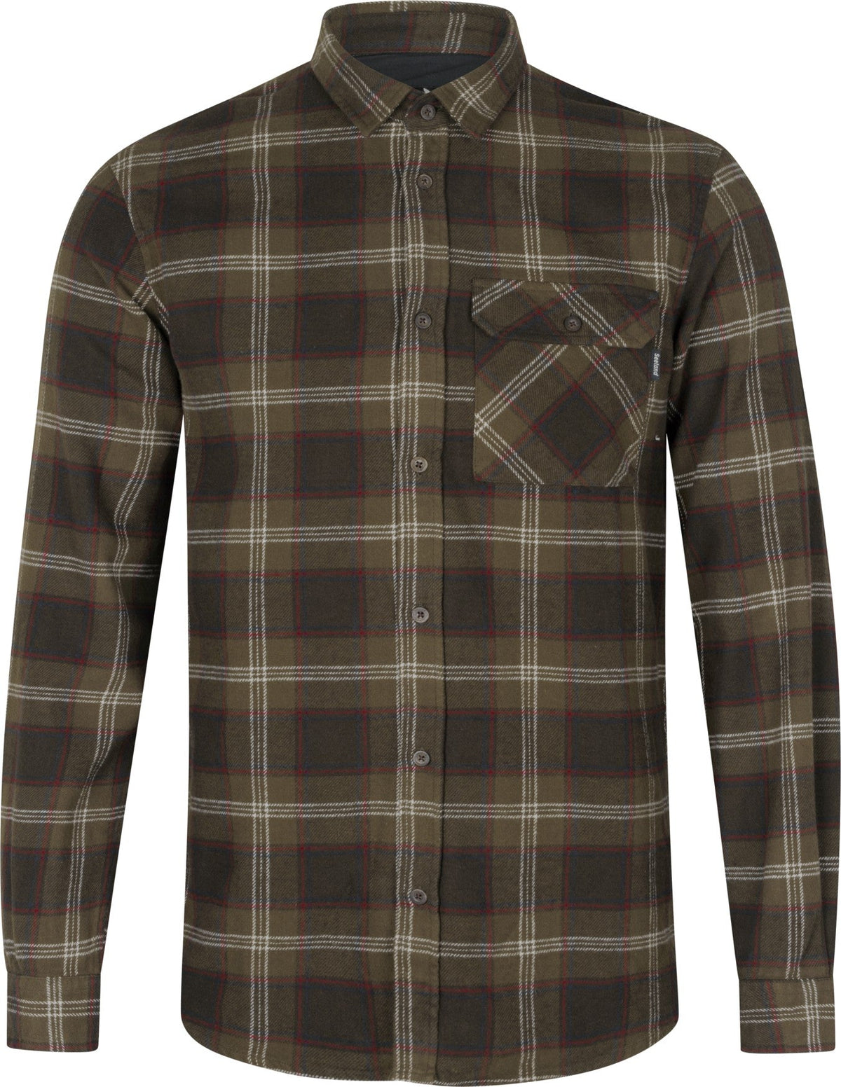 Glen Flanellskjorte - Pine Green Check – Seeland
