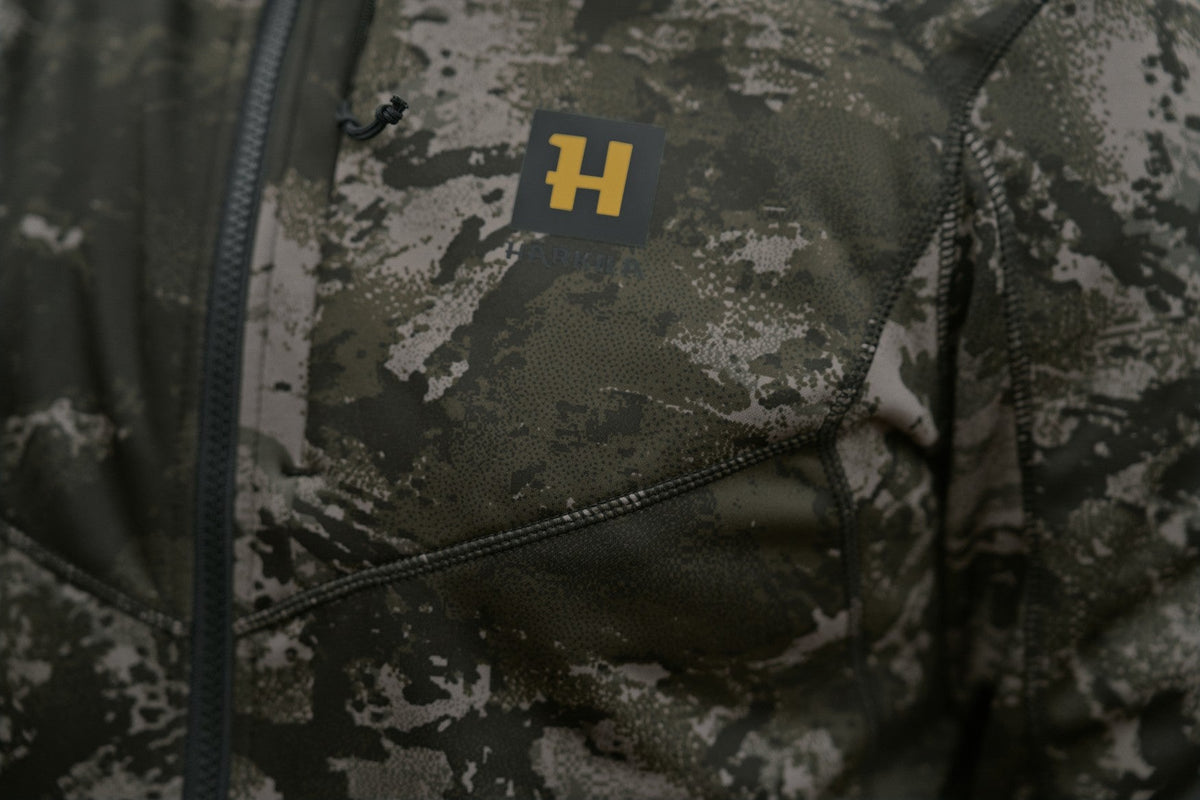 Härkila NOCTYX Camo Full Zip Fleece - AXIS MSP®Black - Härkila
