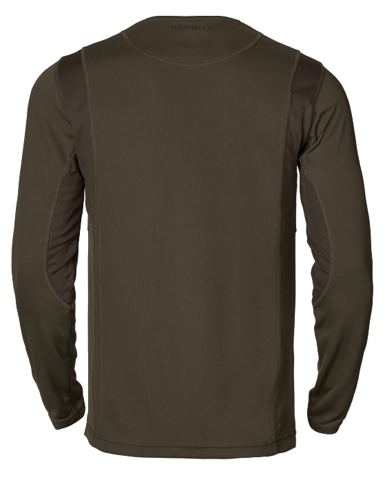Forest Hunter Langermet T-Skjorte Hunting Green/Shadow Brown – Härkila