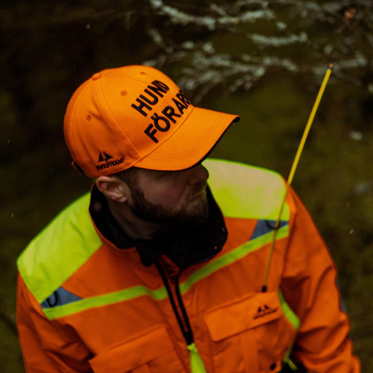 Hundfører Caps Oransje Neon – Swedteam