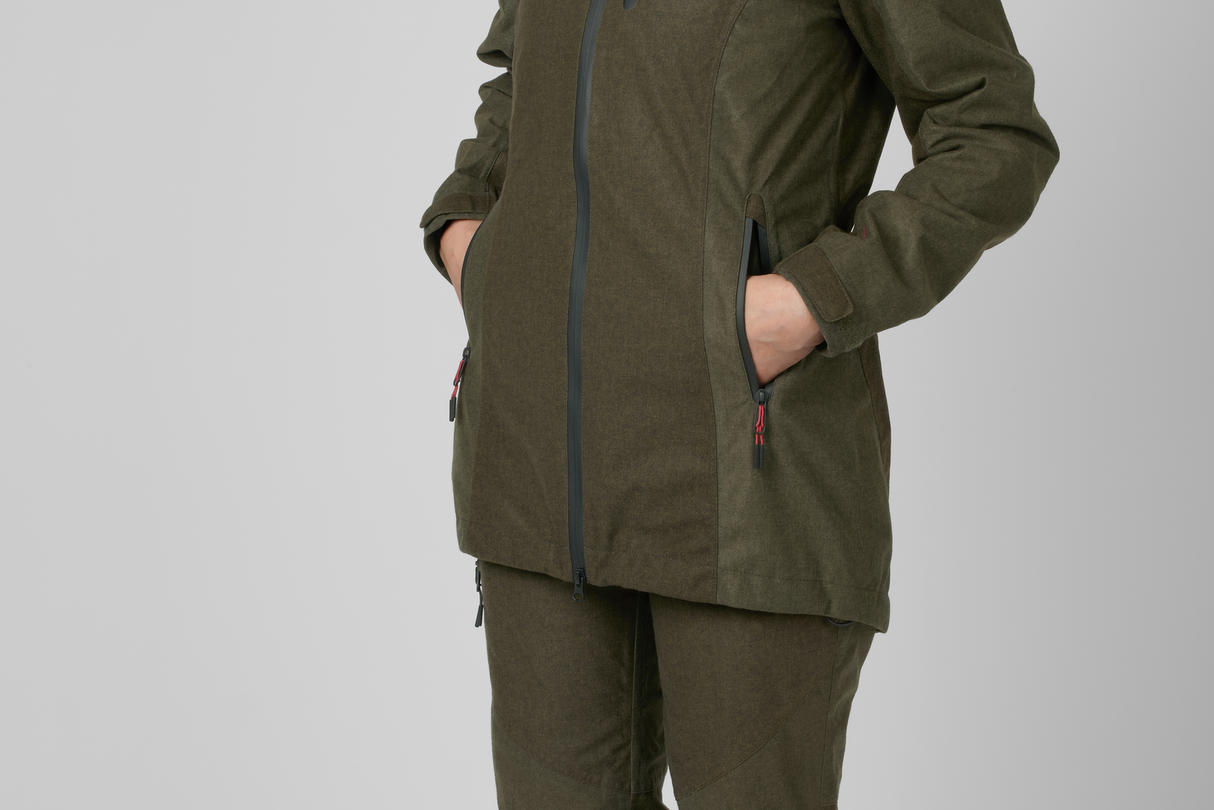 Avail Jakke Dame Pine Green Melange – Seeland
