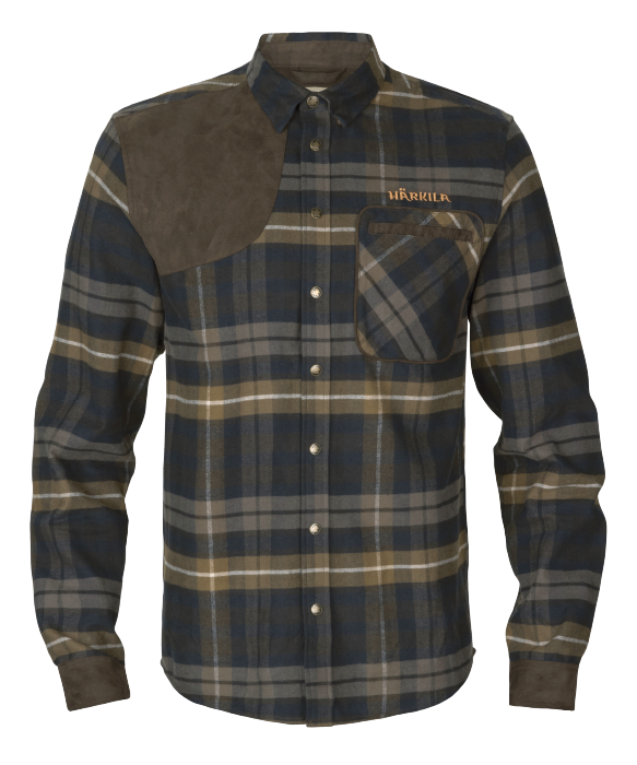 Jarne Shooting L/S Skjorte Dark Olive – Härkila