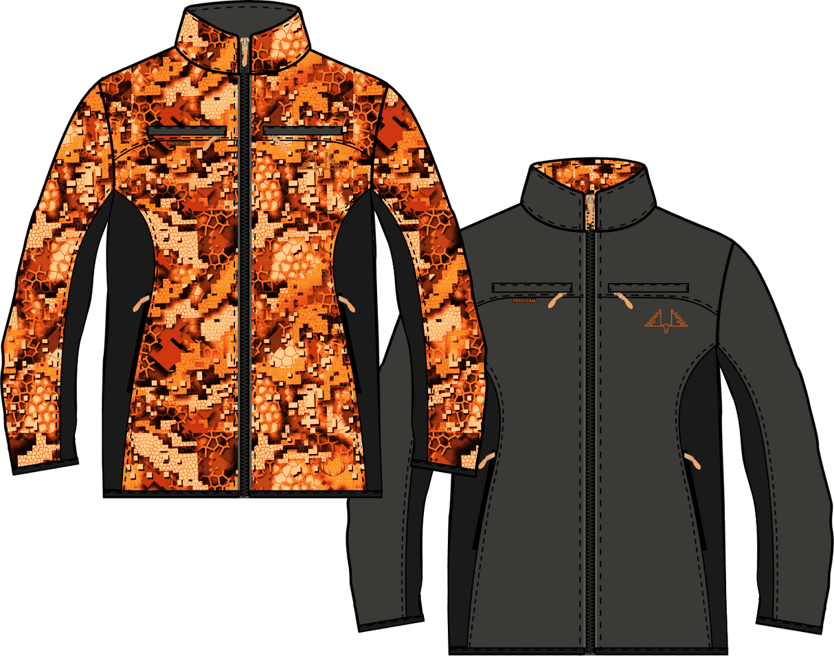 Ridge Pro Vendbar Jaktjakke - Desolve Fire – Swedteam