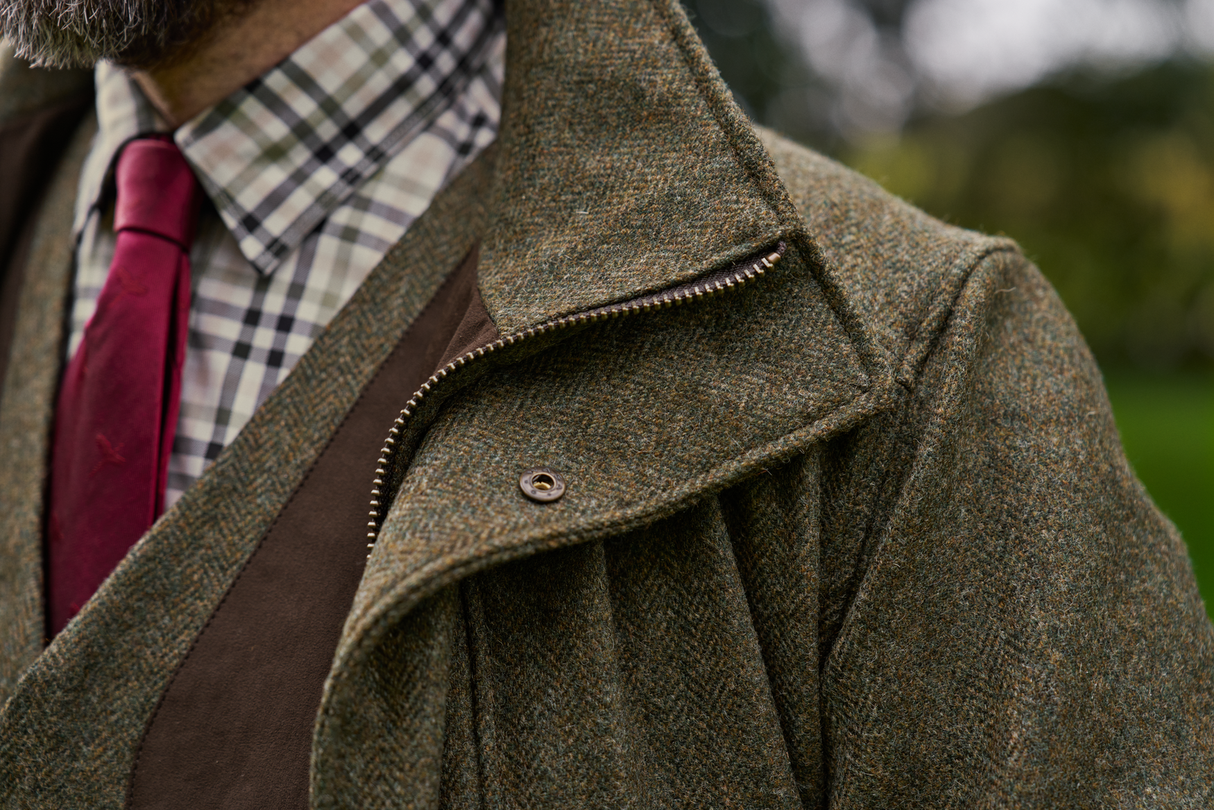 Kenmore GTX-Jakke – Forest Green/Herringbone – Härkila