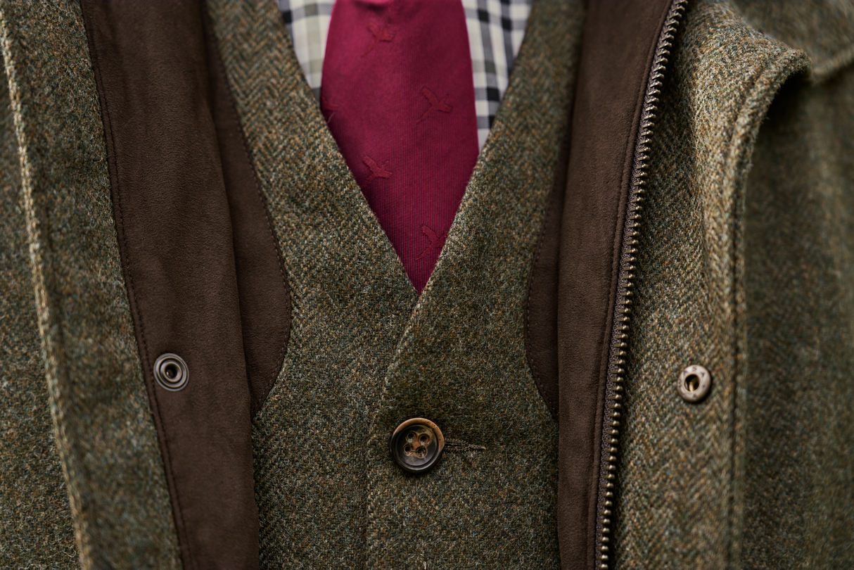 Kenmore skytevest – Forest Green/Herringbone – Härkila