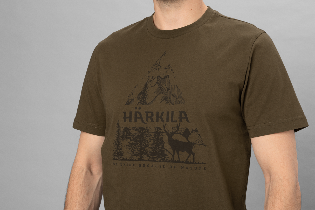 Nature S/S T-Skjorte - Willow Green – Härkila