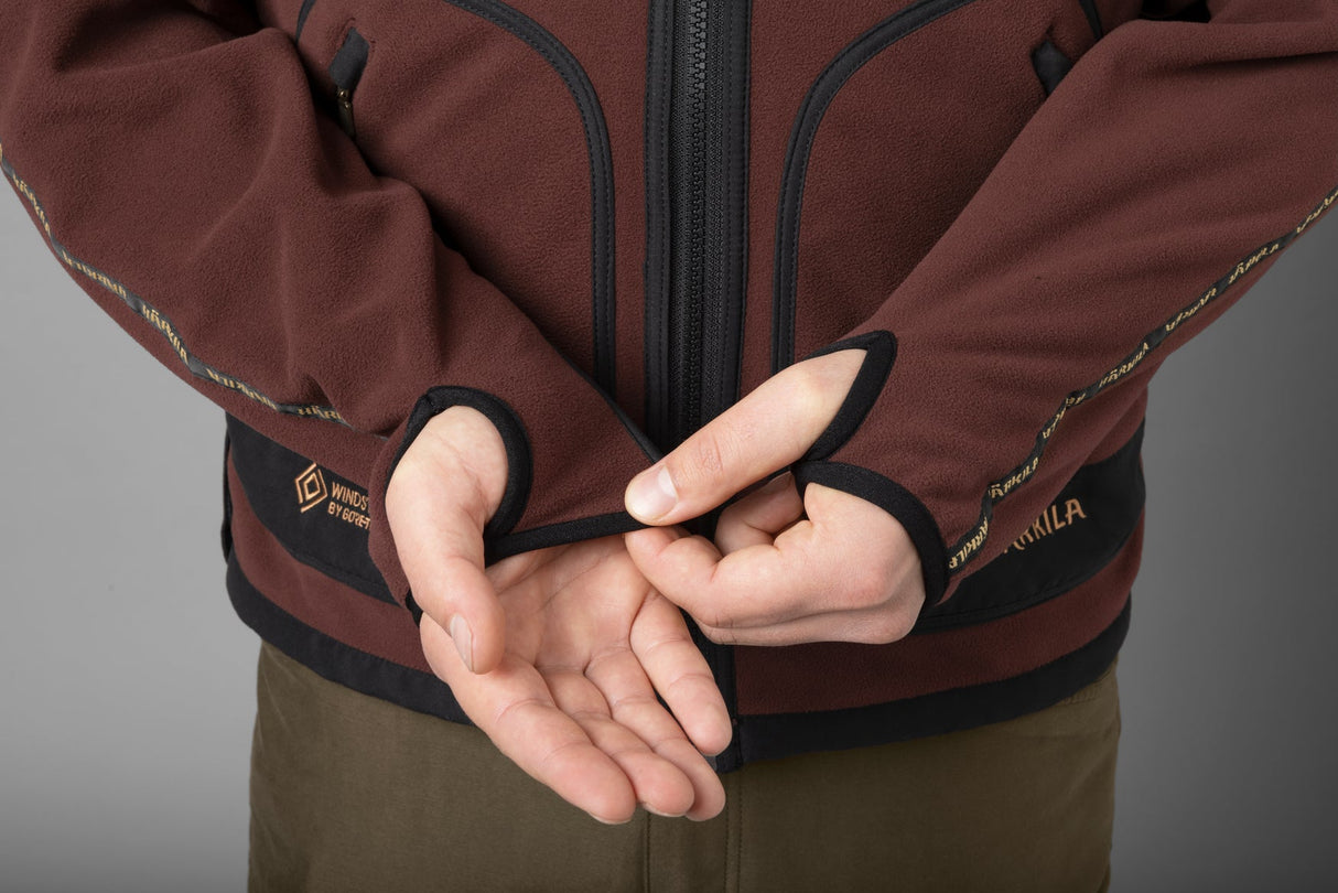 Kamko Fleece - Green/Bordeaux – Härkila