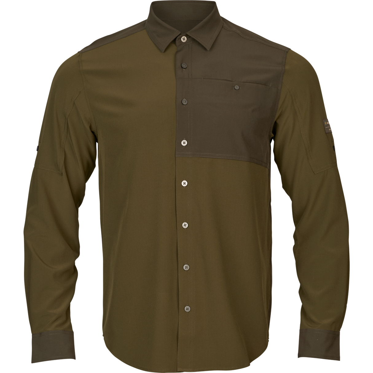 Logmar Lett L/S-Skjorte Dark Olive/Willow Green – Härkila