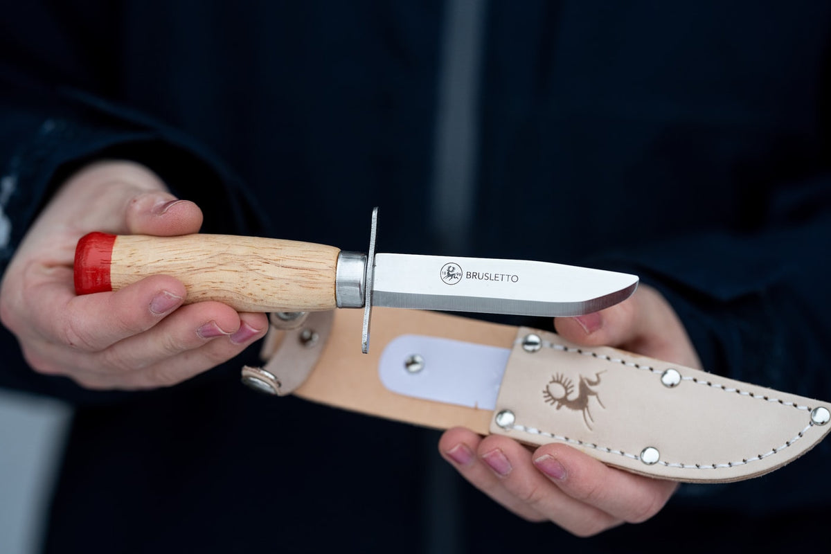 Speiderkniv med butt tupp – Brusletto