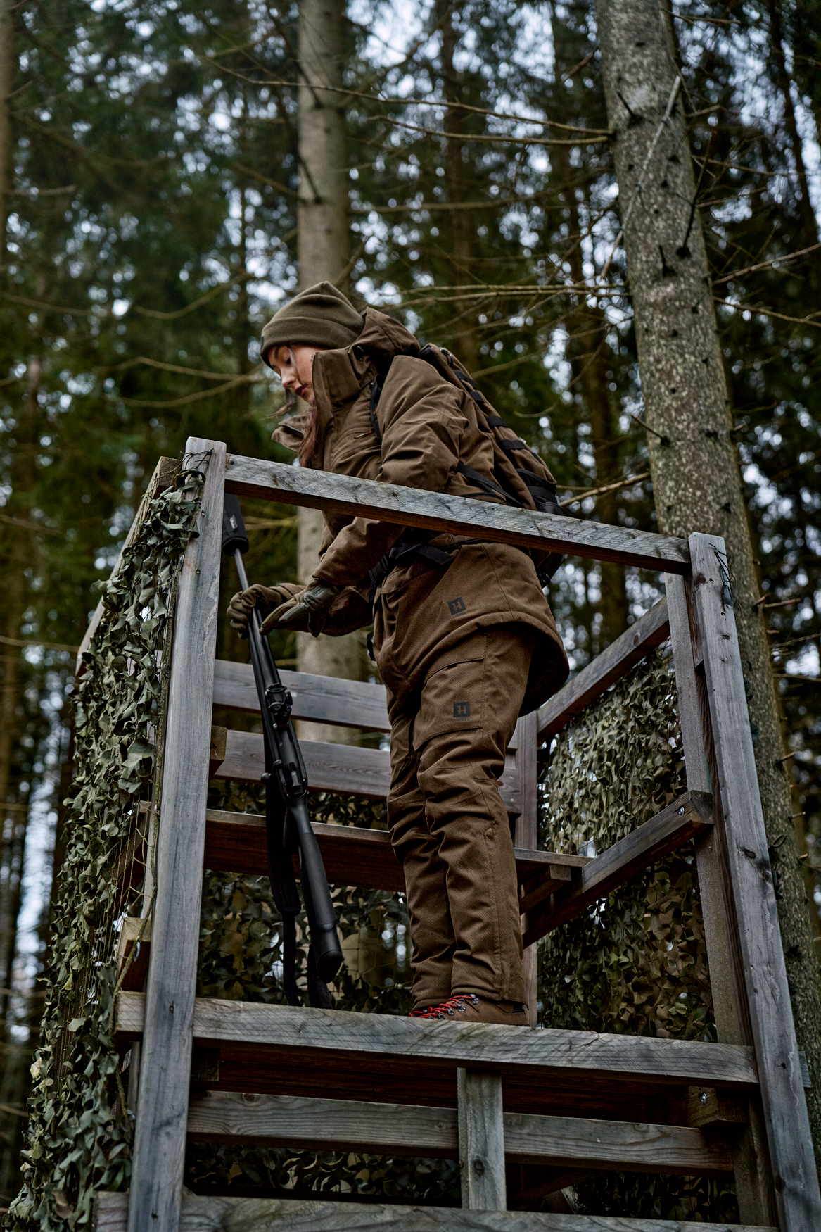 Driven Hunt HWS Vatterte Bukser Dame – Willow Green – Härkila
