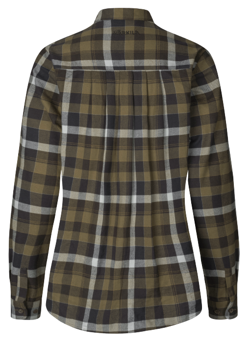 Sigrid L/S Skjorte Til Kvinner Willow Green/Phantom – Härkila