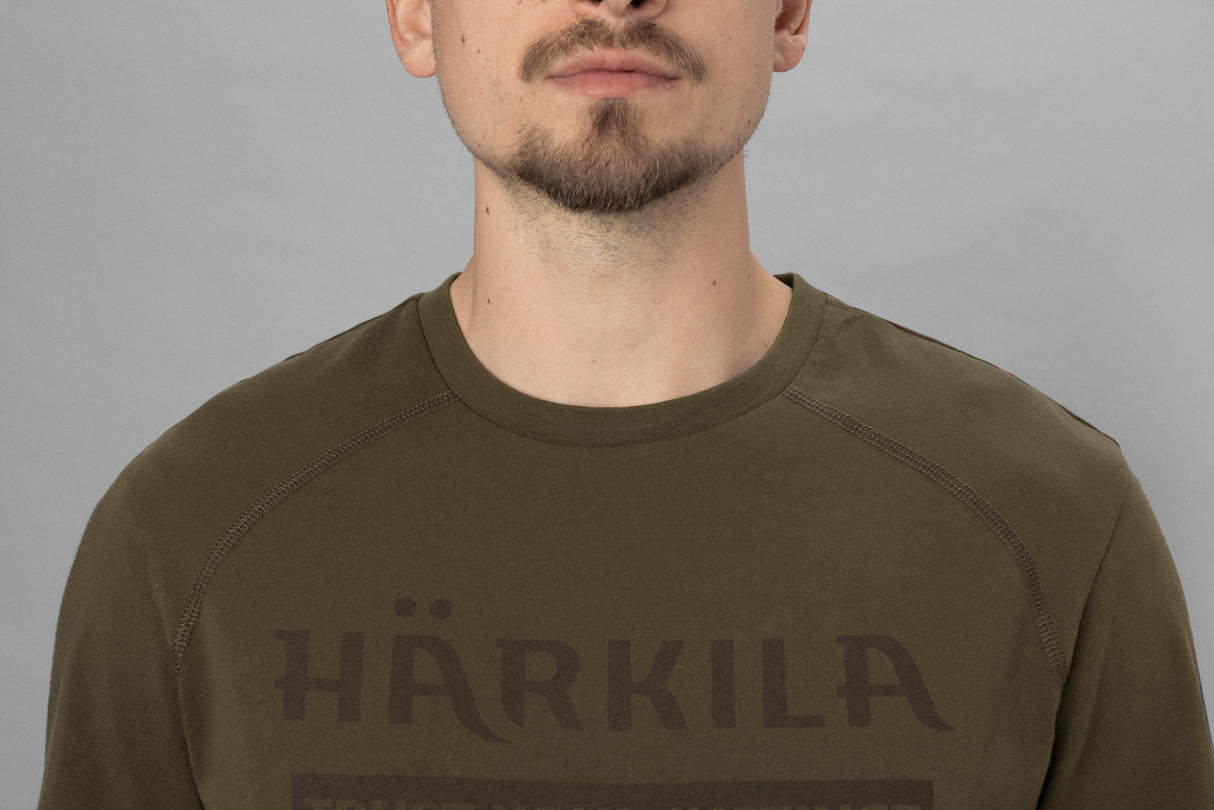 Logo S/S T-Skjorte - Willow Green – Härkila