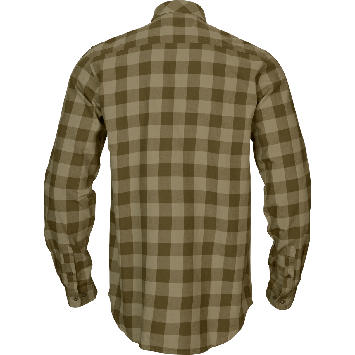 Skandinavisk L/S-Skjorte – Dark Olive Check – Härkila