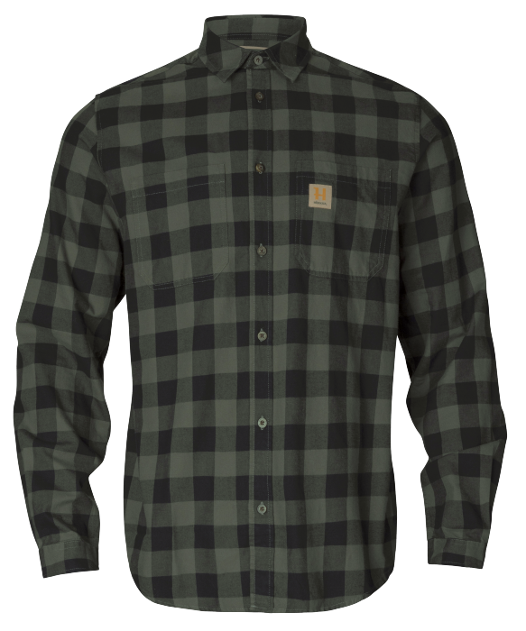 Skandinavisk L/S-Skjorte Green Check – Härkila