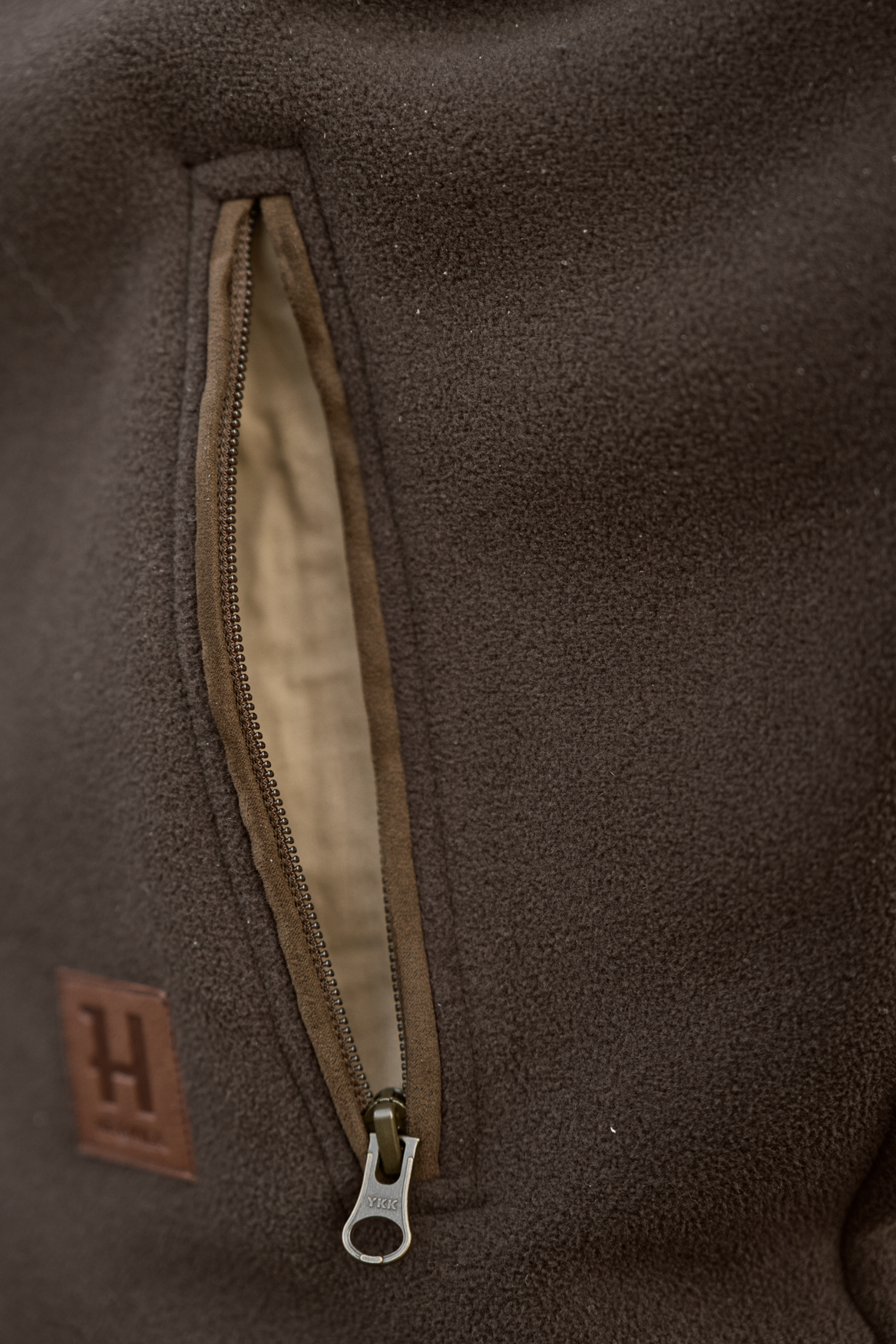 Sandhem Sherpa Fleecejakke – Demitasse Brown – Härkila