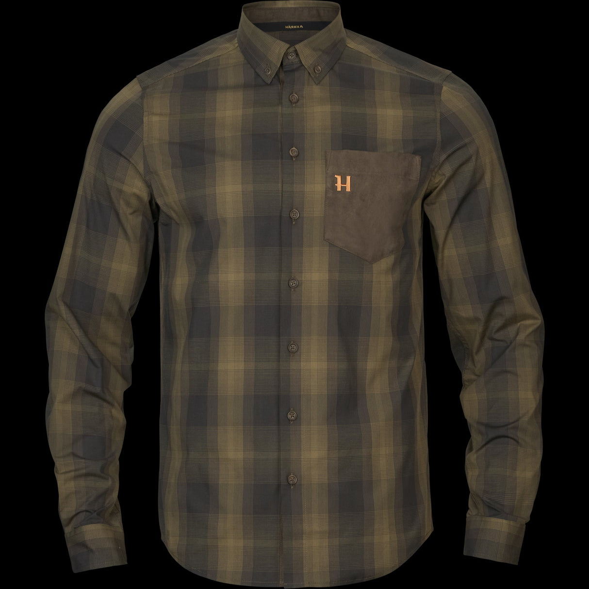 Akkan Skjorte - Willow Green/Shadow Brown – Härkila