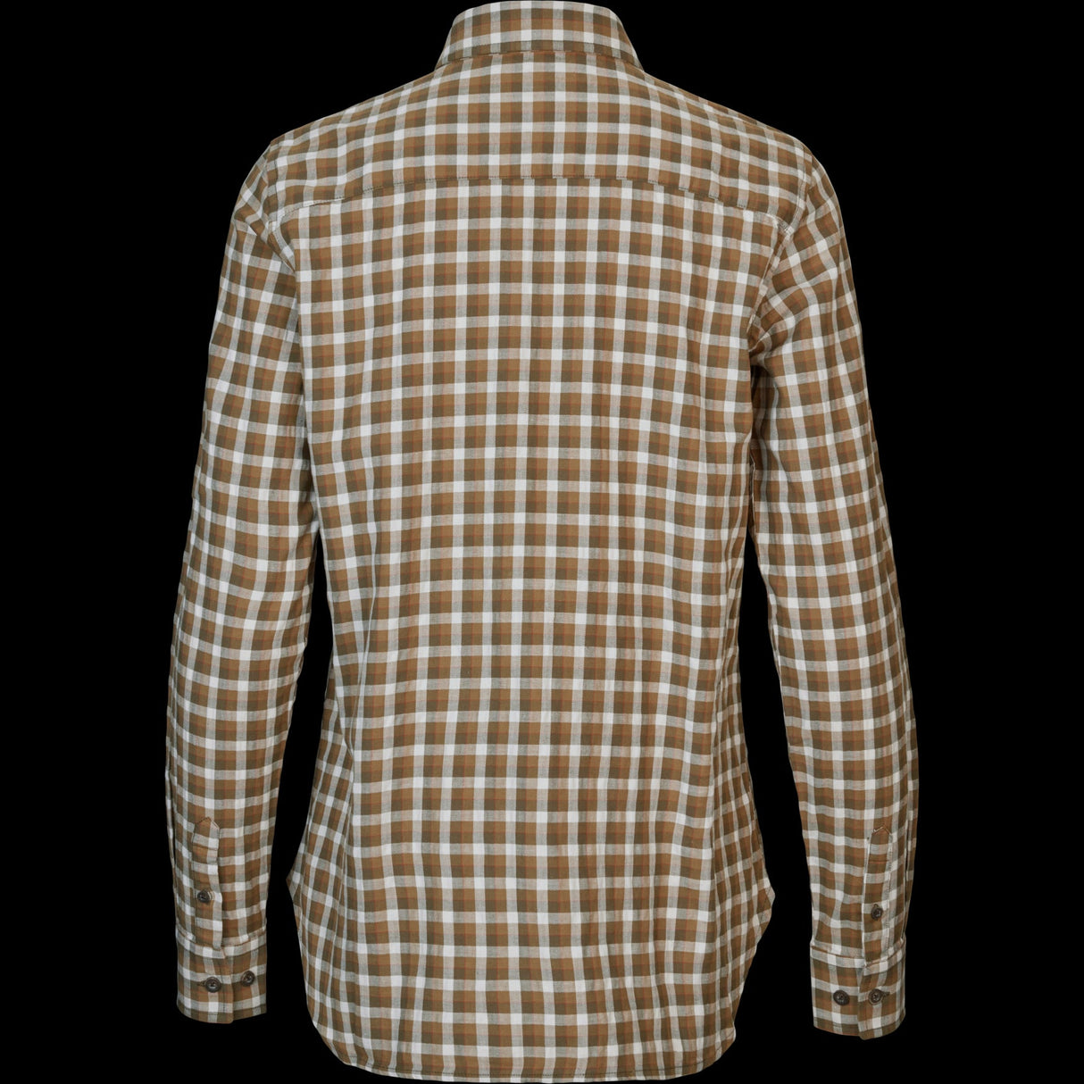 Fjell L/S-Skjorte Til Kvinner Dark Olive Check – Härkila