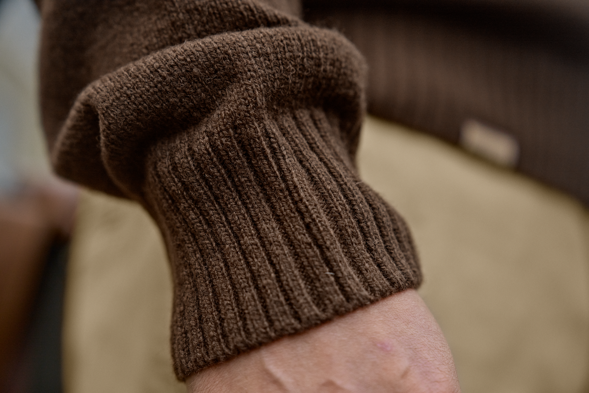 Vincent Merino Half Zip Ullgenser – Demitasse Brown – Härkila