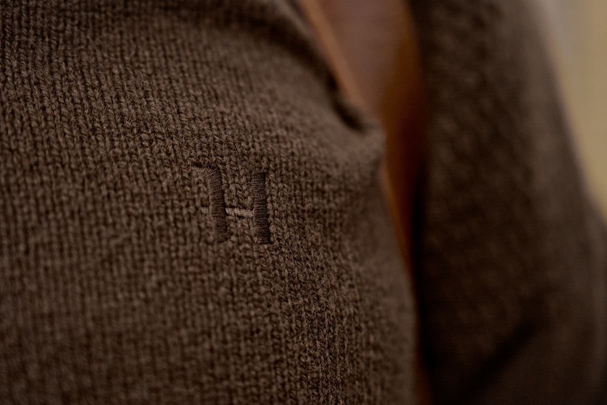 Vincent Merino Half Zip Ullgenser – Demitasse Brown – Härkila