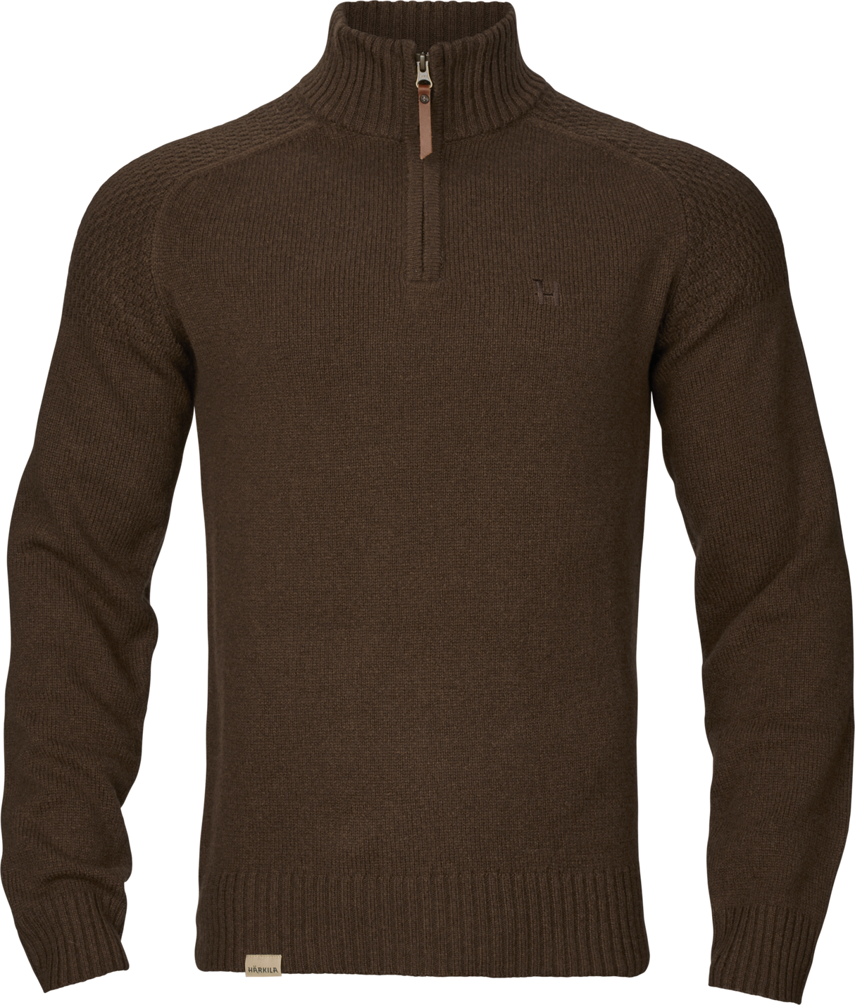 Vincent Merino Half Zip Ullgenser – Demitasse Brown – Härkila