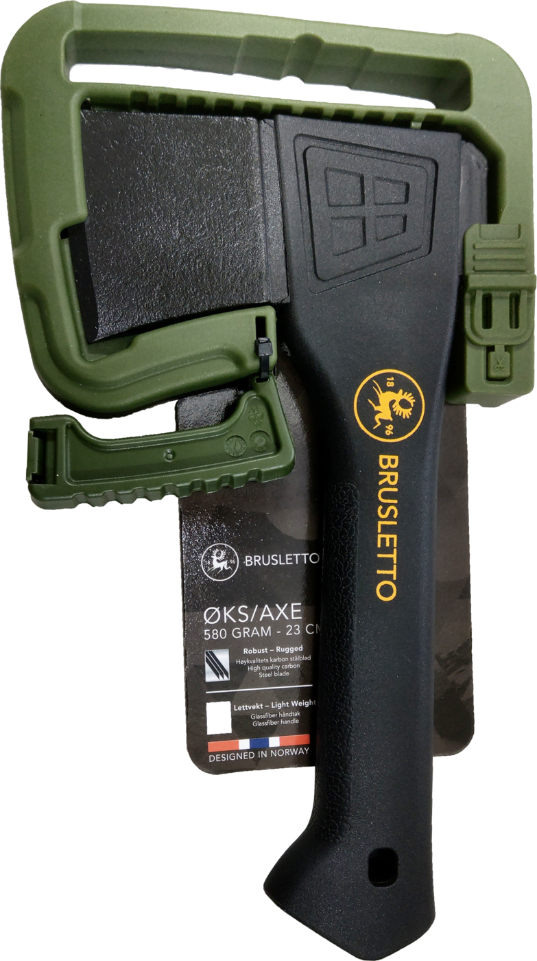 Øks Kikut 23 cm Svart/Green S – Brusletto