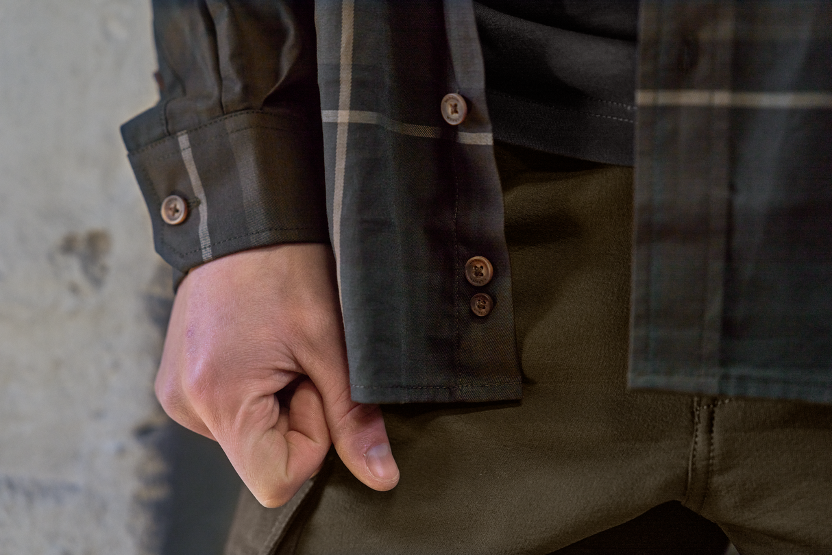 Akse langermet skjorte – Shadow Brown Check – Härkila