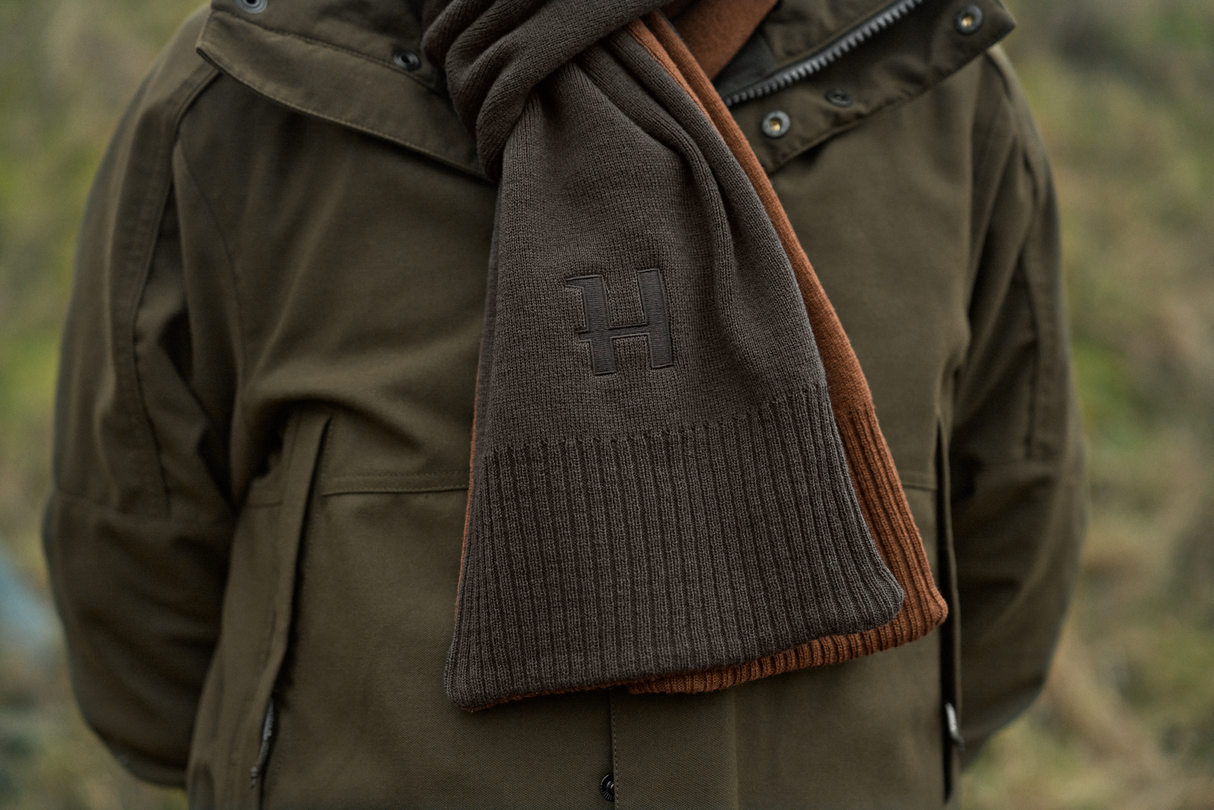 Vendbart skjerf – Shadow Brown/Rustique Clay – Härkila