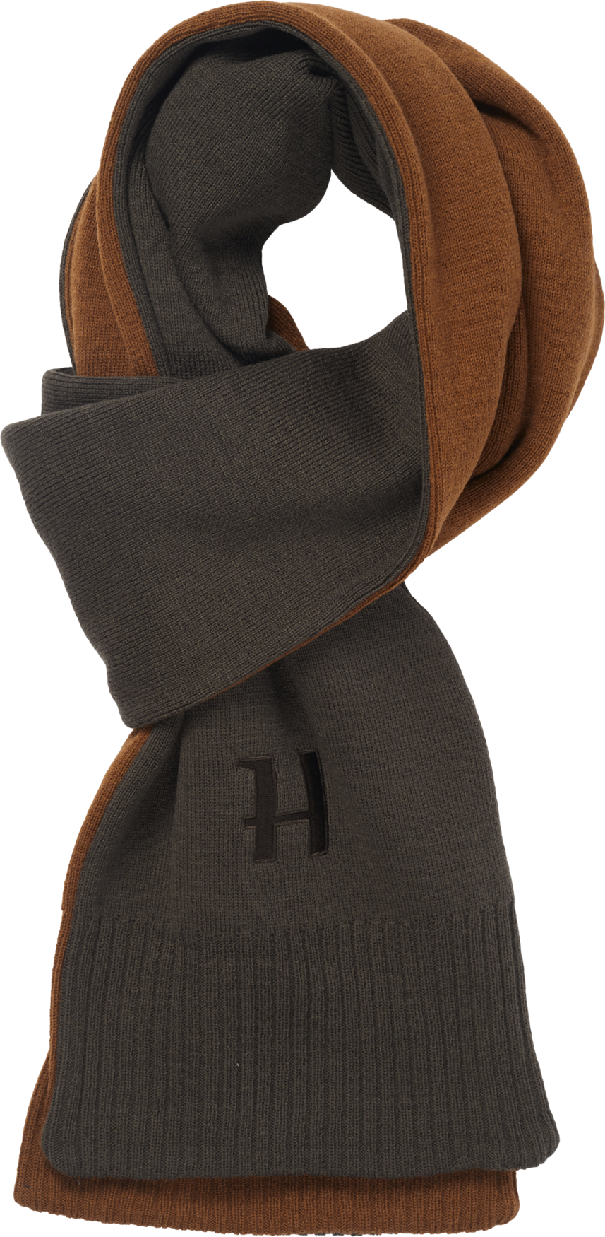 Vendbart skjerf – Shadow Brown/Rustique Clay – Härkila