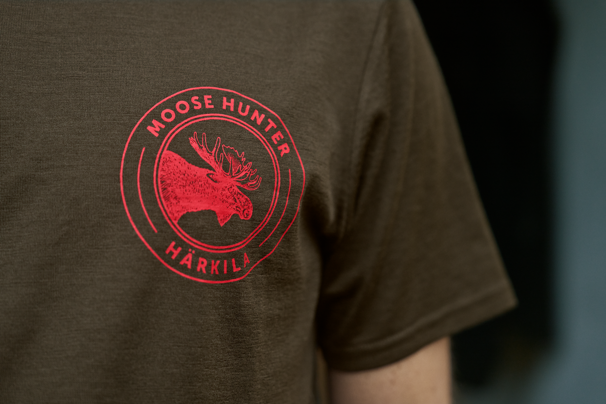 Game S/S T-skjorte – Willow Green Moose – Härkila