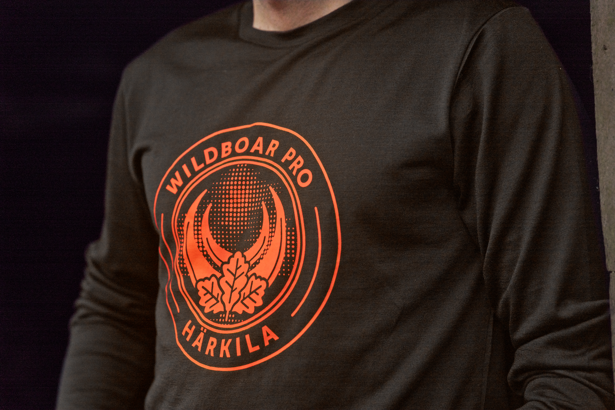 Game L/S T-skjorte – Shadow Brown Wildboar – Härkila