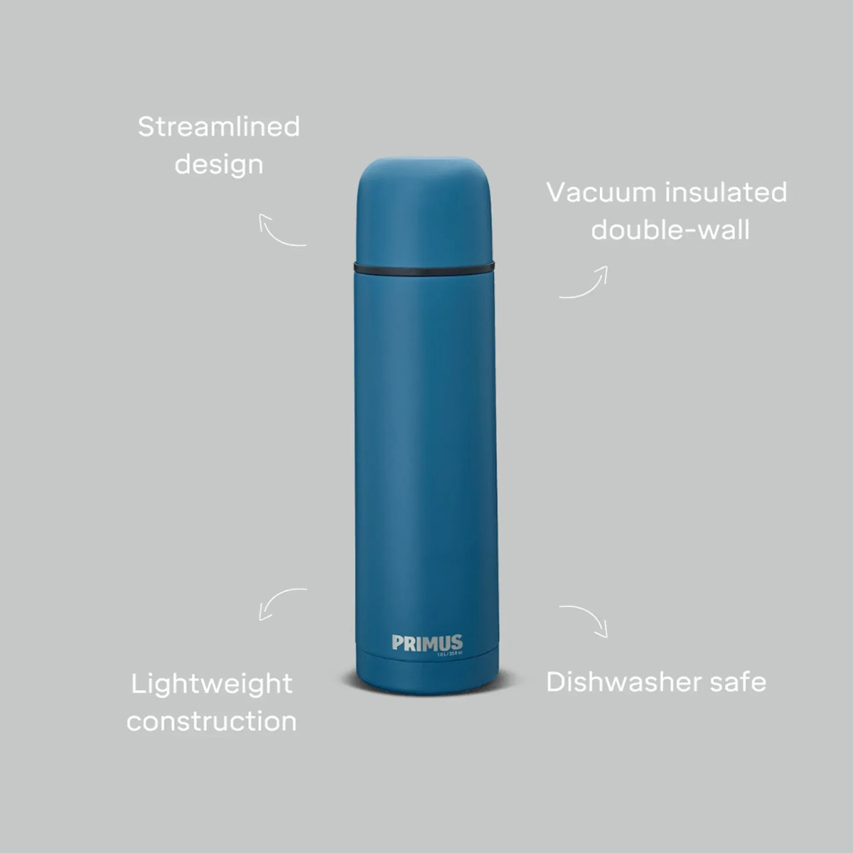 Classic Light Termosflaske SUMMIT BLUE / 0.5 L – Primus