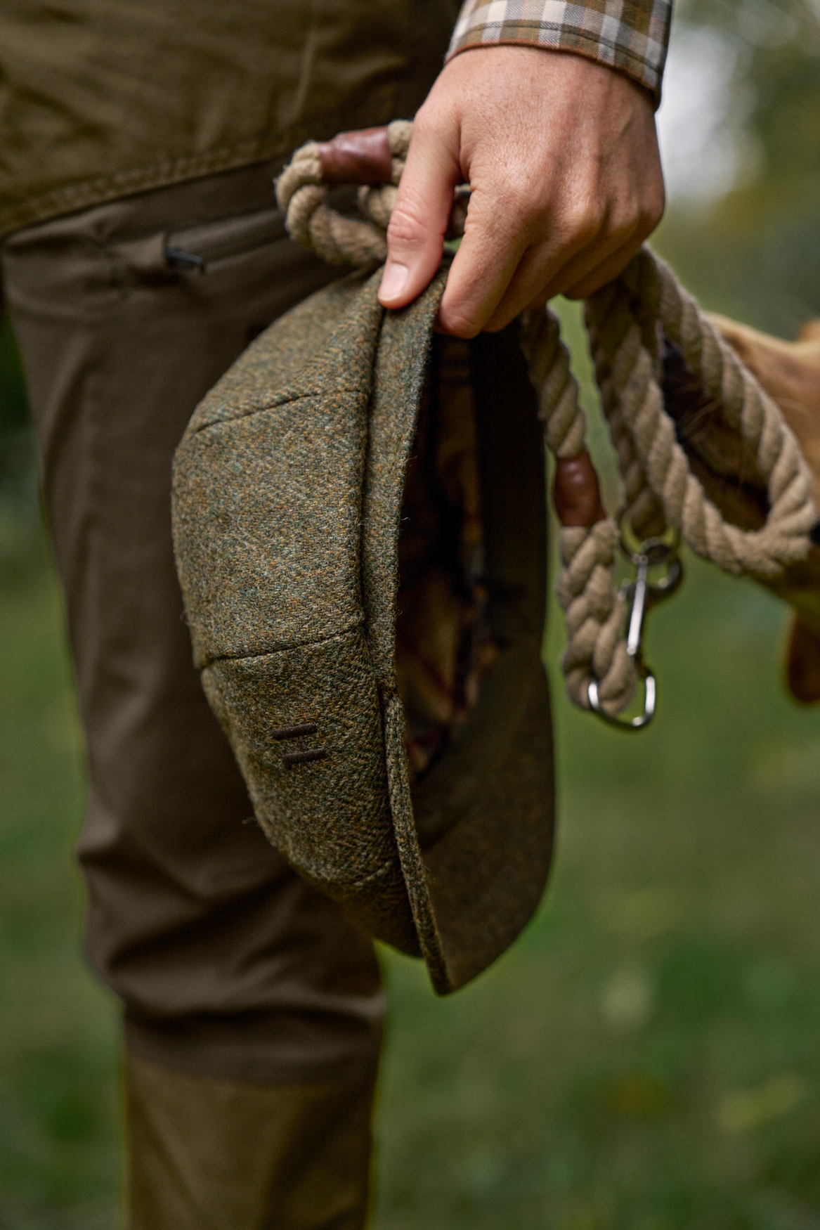 Kenmore Cl. Baker Boy Cap – Forest Green/Herringbone – Härkila