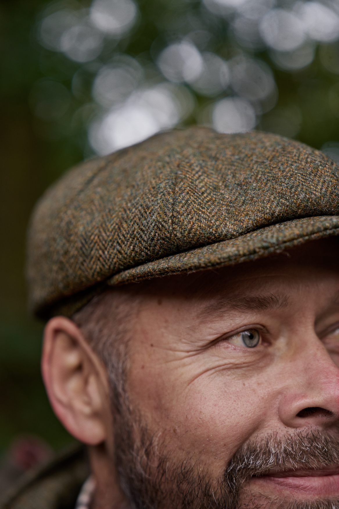 Kenmore Cl. Baker Boy Cap – Forest Green/Herringbone – Härkila