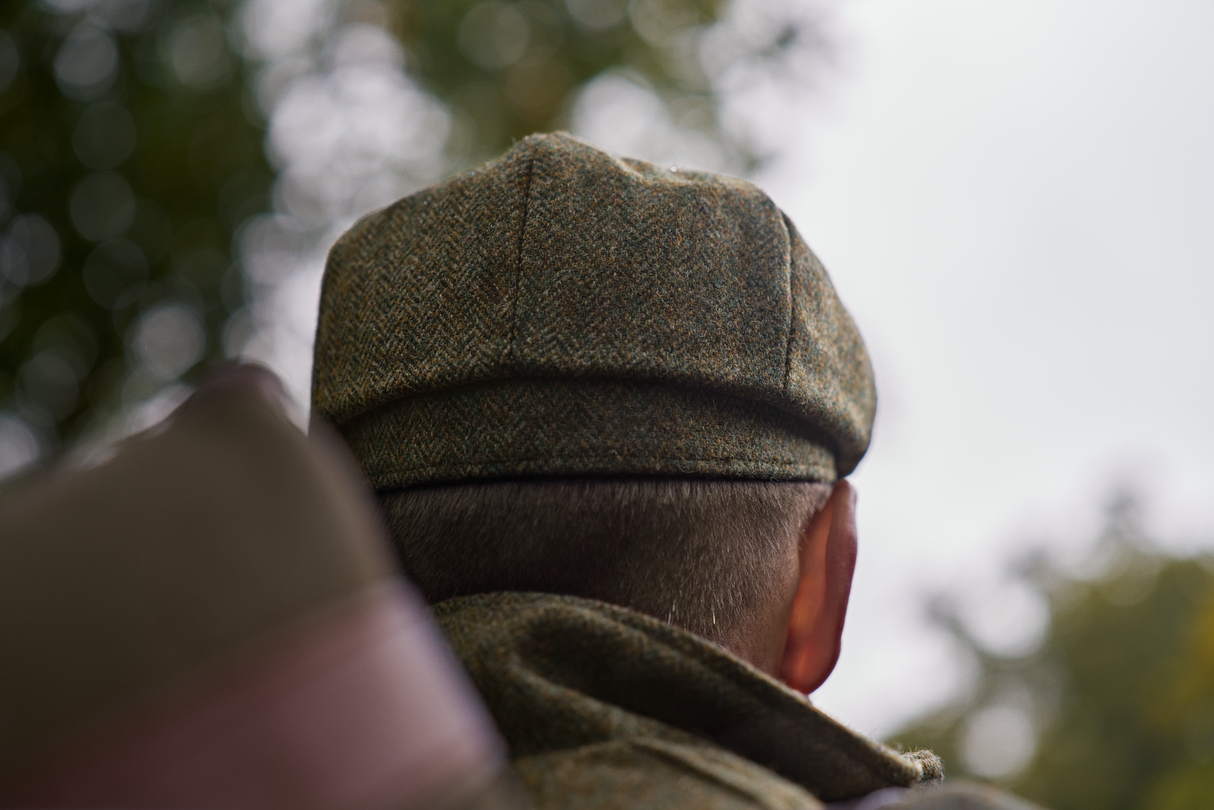 Kenmore Cl. Baker Boy Cap – Forest Green/Herringbone – Härkila