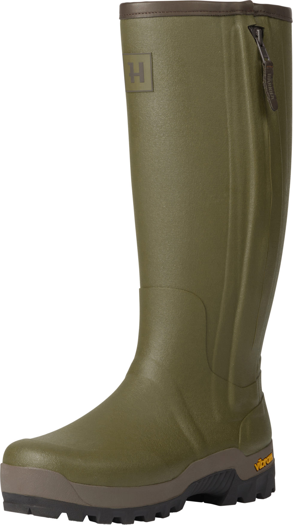 Forester Zip Gummistøvel – Dark Olive – Härkila
